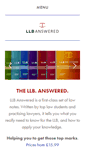 Mobile Screenshot of llbanswered.com
